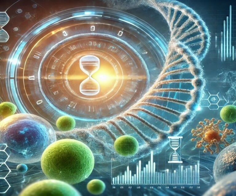 텔로미어와 노화 및 장수와 연관된 이미지